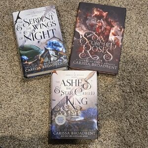 Crowns Of Nyxia - The Nightborn Duet + Six Scorched Roses Novella By C Broadbent